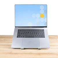 StarTech.com Faltbarer Laptop Ständer, Tragbarer Höhenverstellbarer Ergonomischer Laptopständer, Tragkraft 10 kg, Aluminium Laptophalterung neigbar, Notebook Ständer, Schwenkbare Laptop Unterlage