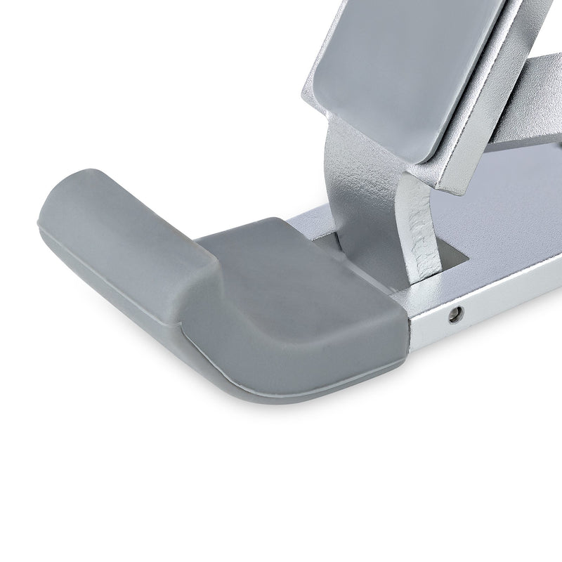 StarTech.com Faltbarer Laptop Ständer, Tragbarer Höhenverstellbarer Ergonomischer Laptopständer, Tragkraft 10 kg, Aluminium Laptophalterung neigbar, Notebook Ständer, Schwenkbare Laptop Unterlage
