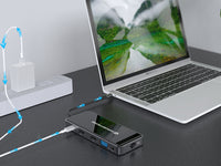 Conceptronic DONN14G laptop-dockingstation & portreplikator Kabelgebunden USB 3.2 Gen 1 (3.1 Gen 1) Type-C Grau