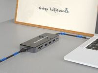 Conceptronic DONN14G laptop-dockingstation & portreplikator Kabelgebunden USB 3.2 Gen 1 (3.1 Gen 1) Type-C Grau