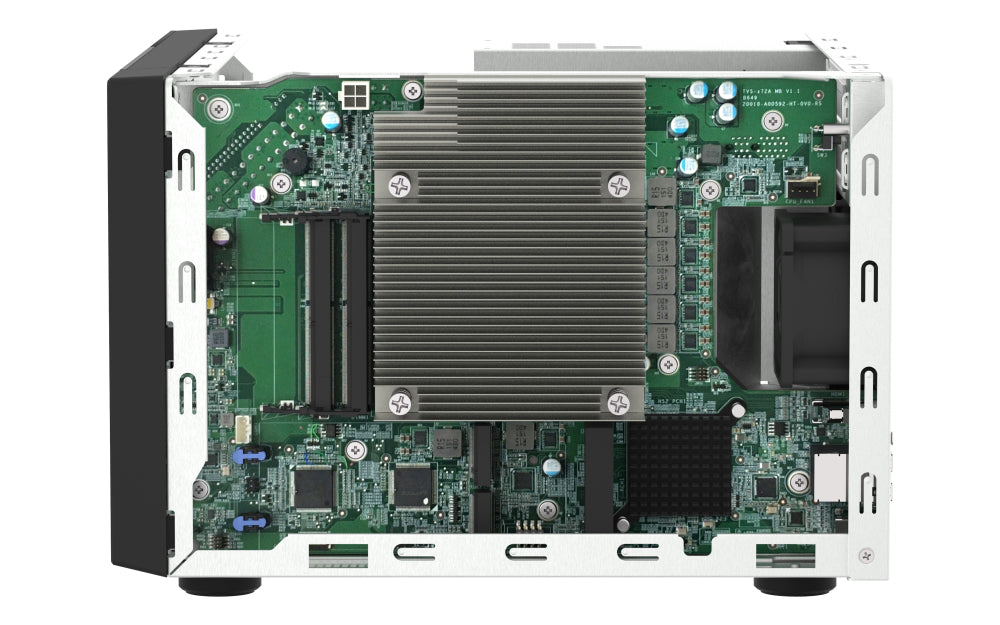 QNAP TVS-h874X NAS Tower Intel® Core™ i9 64 GB DDR4 0 TB QuTS hero Schwarz
