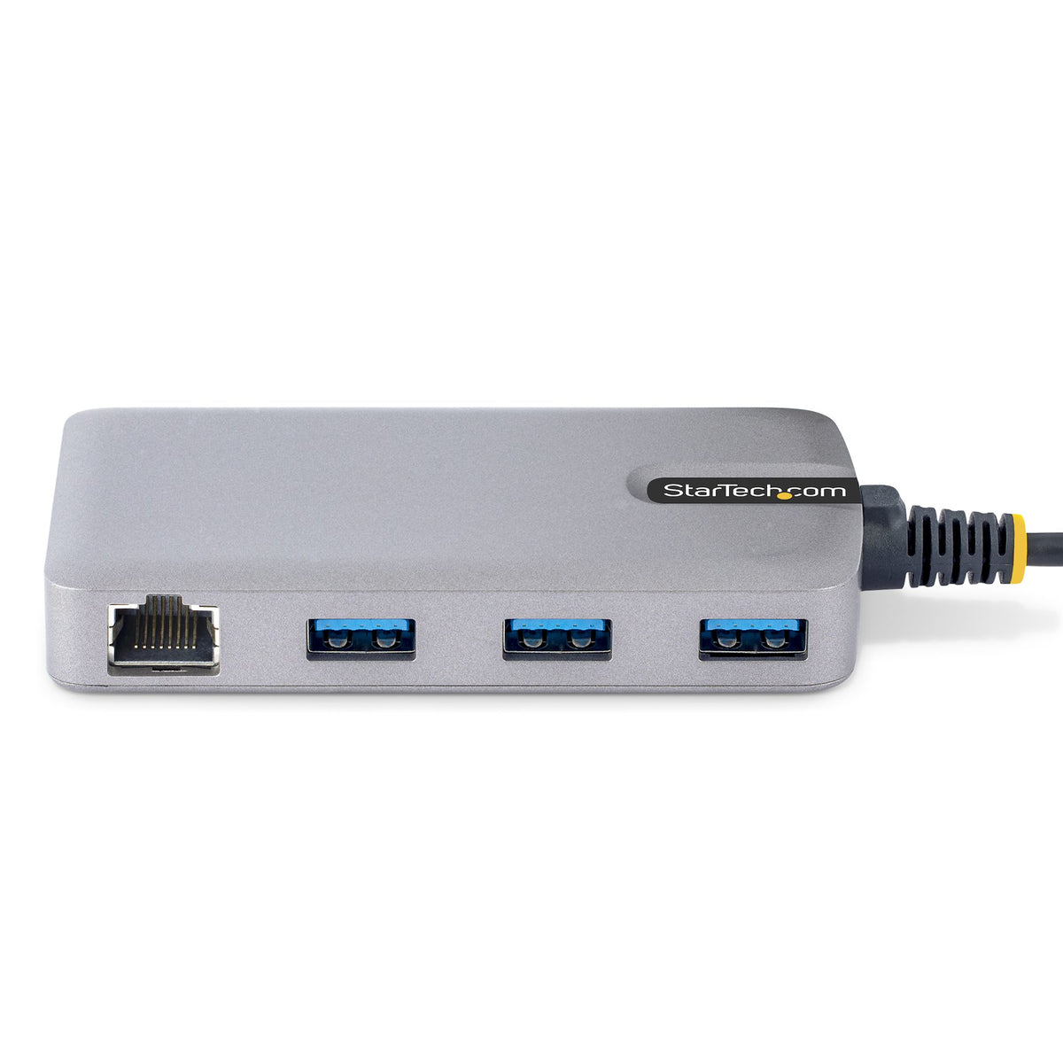 StarTech.com 3 Port USB C Hub mit Ethernet - 3x USB-A 3.0 5Gbit/s Anschlüsse - Gigabit Ethernet RJ45 - USB C auf USB Verteiler - 30cm langes Kabel - Mini USB C Hub Adapter mit LAN