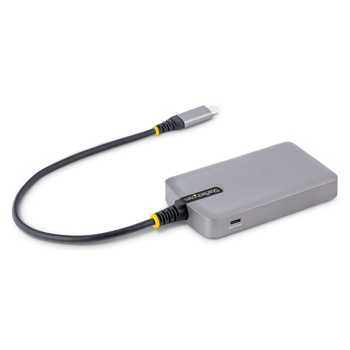 StarTech.com 3 Port USB C Hub mit Ethernet - 3x USB-A 3.0 5Gbit/s Anschlüsse - Gigabit Ethernet RJ45 - USB C auf USB Verteiler - 30cm langes Kabel - Mini USB C Hub Adapter mit LAN