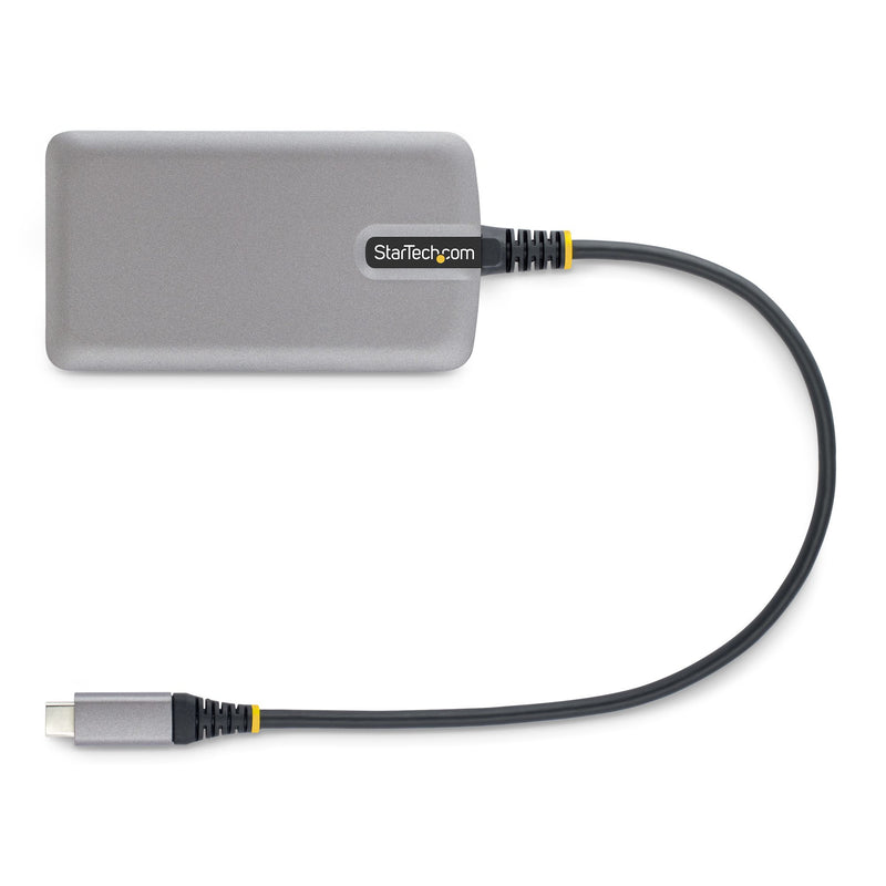 StarTech.com 3 Port USB C Hub mit Ethernet - 3x USB-A 3.0 5Gbit/s Anschlüsse - Gigabit Ethernet RJ45 - USB C auf USB Verteiler - 30cm langes Kabel - Mini USB C Hub Adapter mit LAN