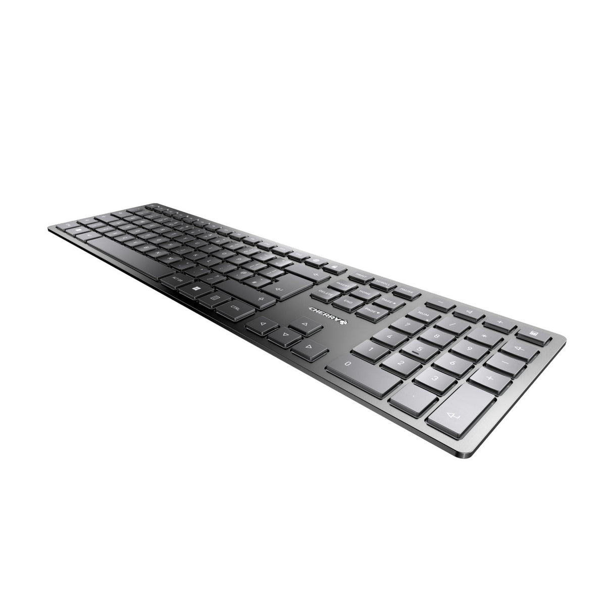 CHERRY KW 9100 SLIM Tastatur Universal RF Wireless + Bluetooth QWERTY UK Englisch Schwarz