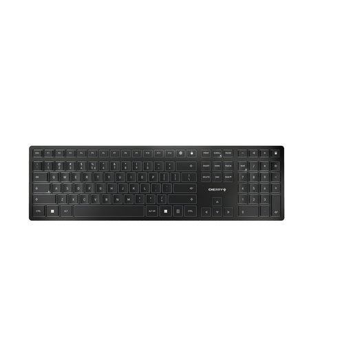 CHERRY KW 9100 SLIM Tastatur Universal RF Wireless + Bluetooth QWERTY Englisch Schwarz