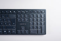 CHERRY KW 9100 SLIM Tastatur Universal RF Wireless + Bluetooth QWERTY Spanisch Schwarz