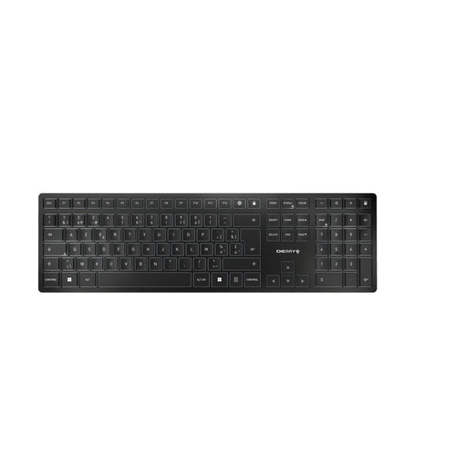 CHERRY KW 9100 SLIM Tastatur Universal RF Wireless + Bluetooth Schwarz