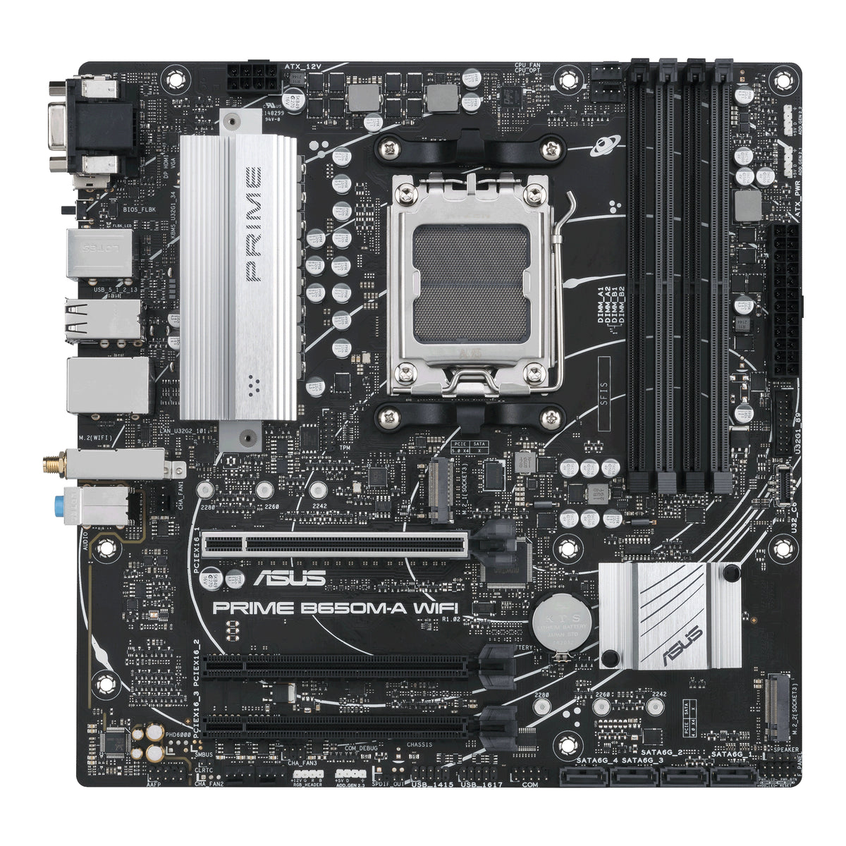ASUS PRIME B650M-A WIFI AMD B650 Sockel AM5 micro ATX