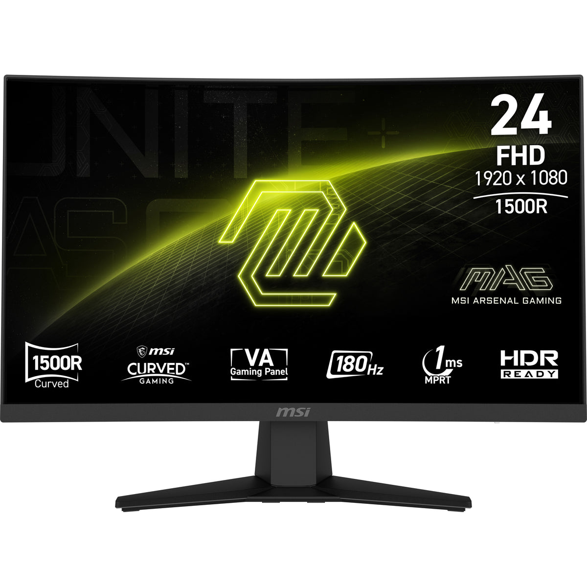 MSI MAG 244C Computerbildschirm 59,9 cm (23.6") 1920 x 1080 Pixel Full HD LCD Schwarz