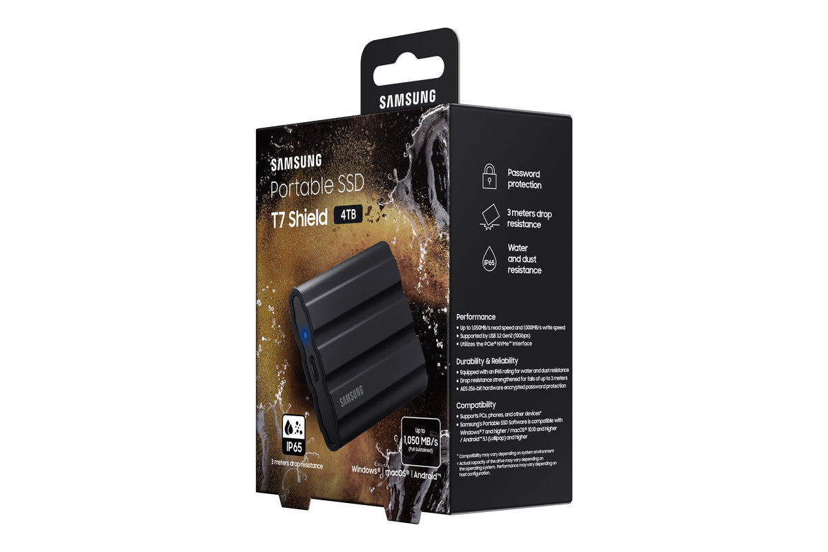 Samsung MU-PE4T0S 4 TB USB Typ-C 3.2 Gen 2 (3.1 Gen 2) Schwarz