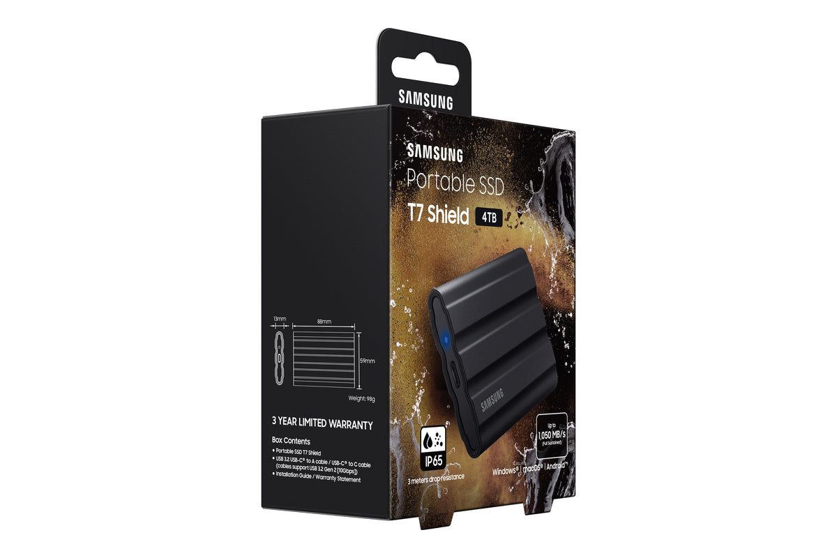 Samsung MU-PE4T0S 4 TB USB Typ-C 3.2 Gen 2 (3.1 Gen 2) Schwarz