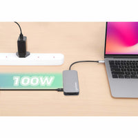 Manhattan 130615 laptop-dockingstation & portreplikator Kabelgebunden USB 3.2 Gen 1 (3.1 Gen 1) Type-C Aluminium