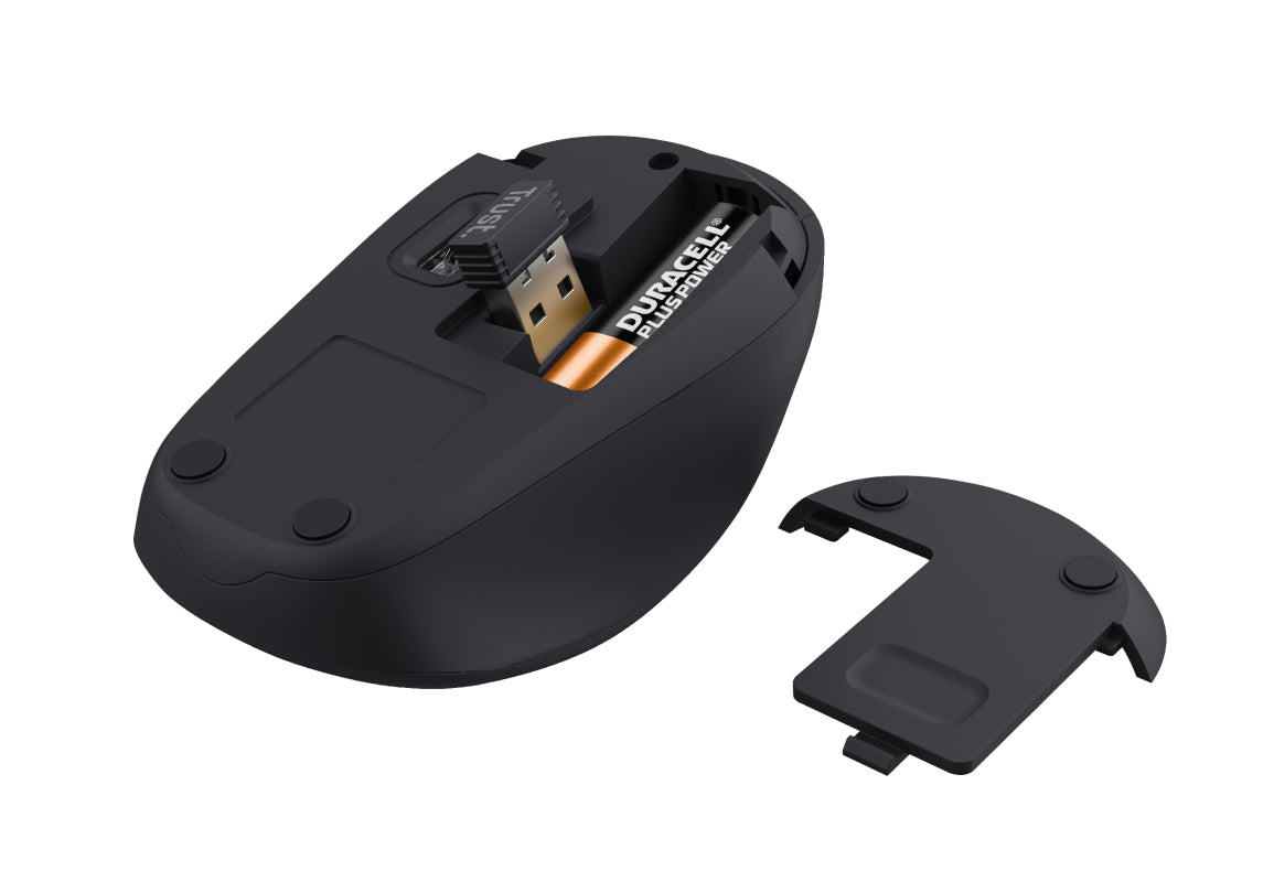 Trust Yvi+ Maus Büro rechts RF Wireless Optisch 1600 DPI
