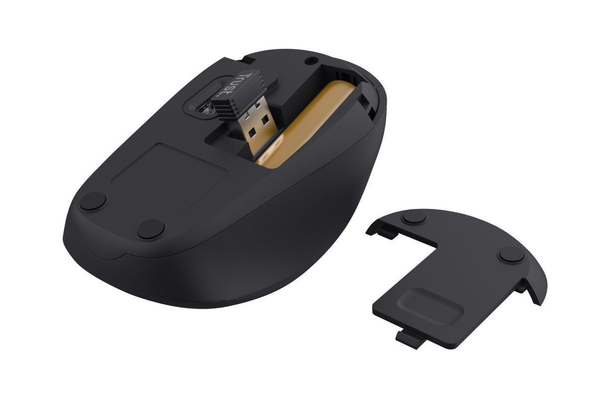Trust Yvi+ Maus Büro rechts RF Wireless Optisch 1600 DPI
