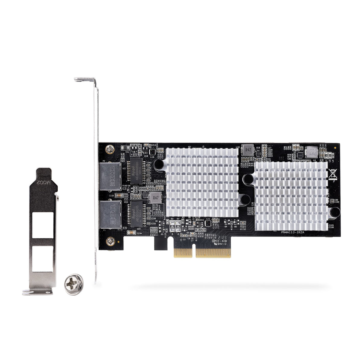 StarTech.com 2-Port 10Gbe Netzwerkkarte, PCIe Ethernet 10 Gigabit Karte für PCs/Server, PCI Express Netzwerkkarte/10gb LAN Karte, Sechs Geschwindigkeits NIC, 10GBASE-T und NBASE-T
