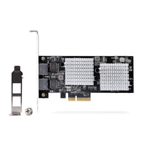 StarTech.com 2-Port 10Gbe Netzwerkkarte, PCIe Ethernet 10 Gigabit Karte für PCs/Server, PCI Express Netzwerkkarte/10gb LAN Karte, Sechs Geschwindigkeits NIC, 10GBASE-T und NBASE-T