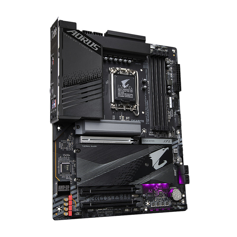 GIGABYTE Z790 AORUS ELITE DDR4 Mainboard - Unterstützt Intel Core Prozessoren 14th Gen CPUs, 16+1+2 Phases Digital VRM, up to 5333MHz DDR4 (OC), 4xPCIe 4.0 M.2, 2.5GbE LAN, USB 3.2 Gen 2x2