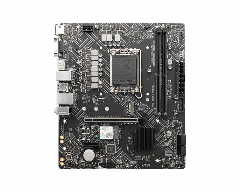 MSI PRO H610M-G WIFI DDR4 Motherboard Intel H610 LGA 1700 micro ATX