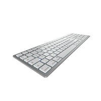 CHERRY KW 9100 SLIM FOR MAC Tastatur Universal USB + Bluetooth QWERTY Englisch Silber