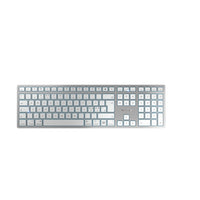 CHERRY KW 9100 SLIM FOR MAC Tastatur Universal USB + Bluetooth QWERTY Englisch Silber