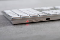 CHERRY KW 9100 SLIM FOR MAC Tastatur Universal USB + Bluetooth QWERTZ Deutsch Silber