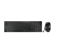 CHERRY DW 9500 SLIM Tastatur Maus enthalten Universal RF Wireless + Bluetooth QWERTY Spanisch Schwarz, Grau