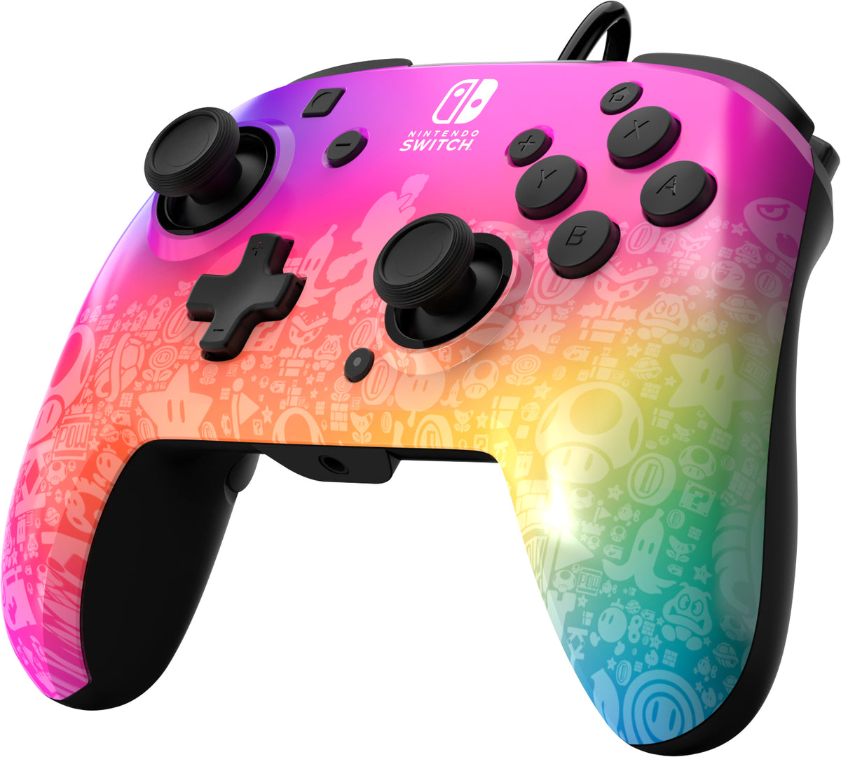 PDP REMATCH Kabelgebundener Controller: Star Spectrum Für Nintendo Switch, Nintendo Switch - OLED Model