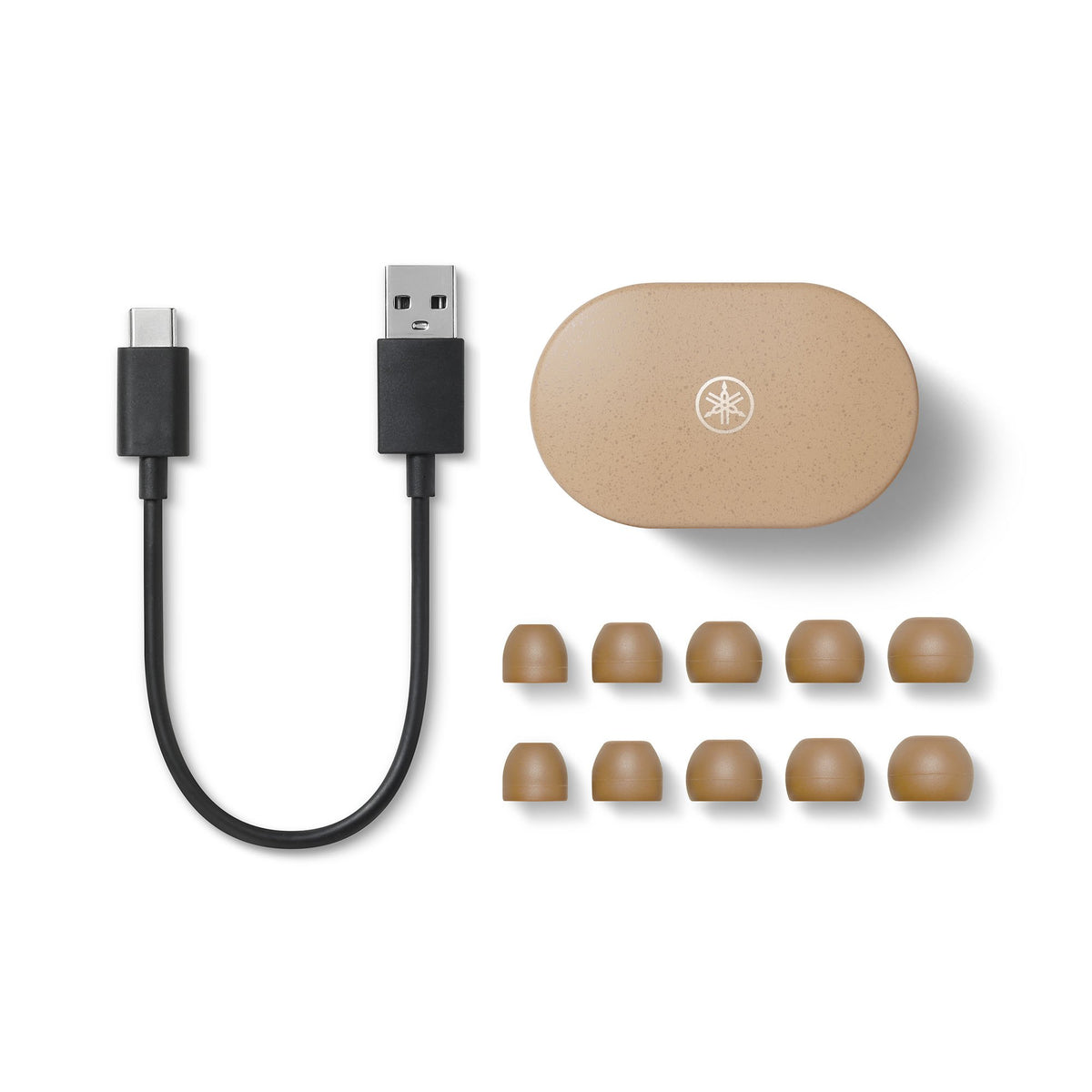 Yamaha TW-E7B Kopfhörer True Wireless Stereo (TWS) im Ohr Anrufe/Musik Bluetooth Beige