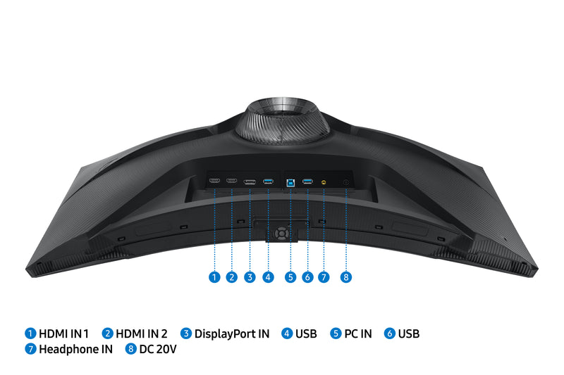 Samsung G75NB Computerbildschirm 81,3 cm (32") 3840 x 2160 Pixel 4K Ultra HD LED Schwarz