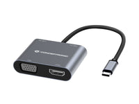 Conceptronic DONN16G Kabelgebunden USB 3.2 Gen 1 (3.1 Gen 1) Type-C Grau