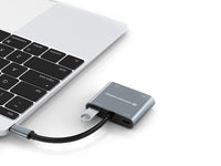 Conceptronic DONN16G Kabelgebunden USB 3.2 Gen 1 (3.1 Gen 1) Type-C Grau