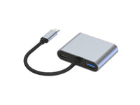 Conceptronic DONN16G Kabelgebunden USB 3.2 Gen 1 (3.1 Gen 1) Type-C Grau