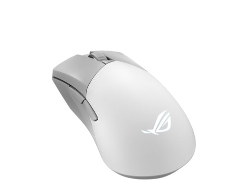 ASUS ROG Gladius III Wireless Aimpoint White Maus Gaming rechts RF Wireless + Bluetooth + USB Type-A Optisch 36000 DPI