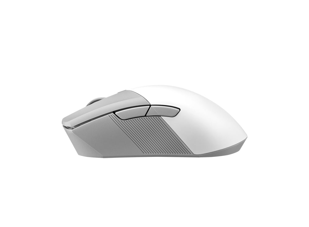 ASUS ROG Gladius III Wireless Aimpoint White Maus Gaming rechts RF Wireless + Bluetooth + USB Type-A Optisch 36000 DPI