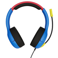 PDP LVL40 Kopfhörer Kabelgebunden Kopfband Gaming Blau, Rot