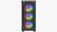 Aerocool Falcon ARGB Midi Tower Schwarz