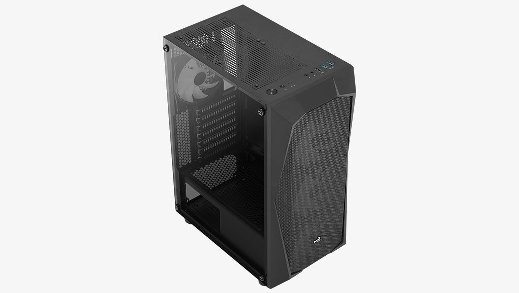 Aerocool Falcon ARGB Midi Tower Schwarz