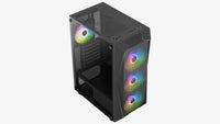 Aerocool Falcon ARGB Midi Tower Schwarz