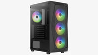 Aerocool Falcon ARGB Midi Tower Schwarz