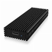 ICY BOX IB-1816M-C31 Externes USB-C 3.1 Gehäuse für M.2 NVMe SSD Aluminium – Ansicht 3