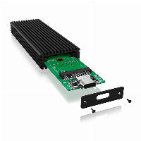ICY BOX IB-1816M-C31 Externes USB-C 3.1 Gehäuse für M.2 NVMe SSD Aluminium – Ansicht 5