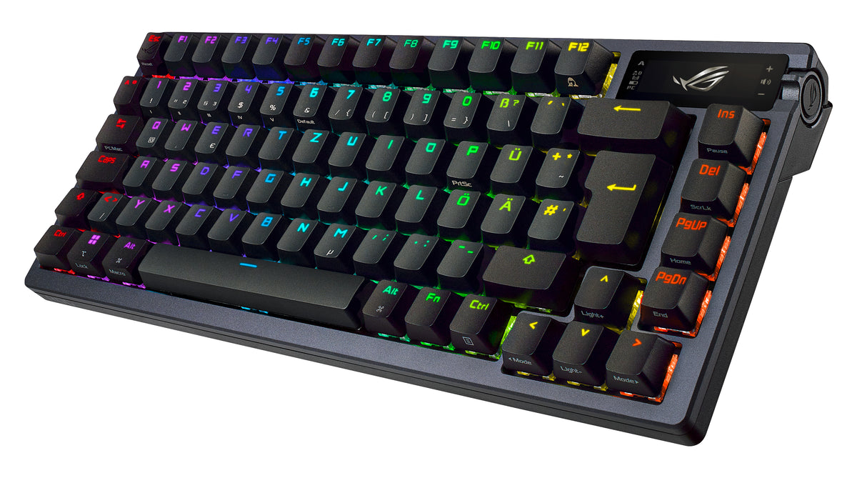 ASUS ROG Azoth Tastatur Gaming USB + RF Wireless + Bluetooth QWERTY Schwarz