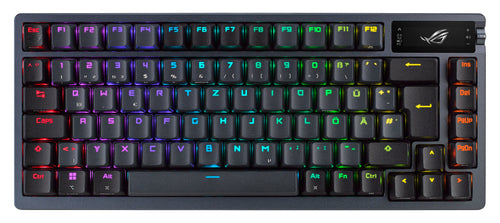 ASUS ROG Azoth Tastatur Gaming USB + RF Wireless + Bluetooth QWERTY Schwarz