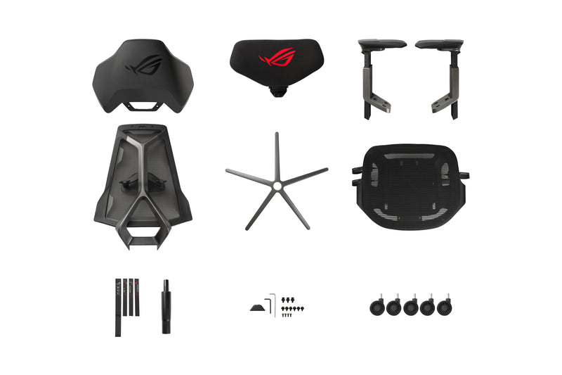 ASUS ROG Destrier Ergo Netz-Sitz Vernetzte Rückenlehne
