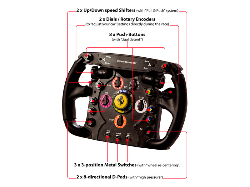 Thrustmaster Ferrari F1 Noir RF Volant Analogique PC, PlayStation 4, PlayStation 5, Playstation 3, Xbox