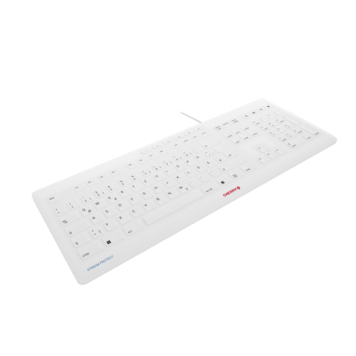 Contour Design Stream Tastatur Universal USB QWERTZ Deutsch Grau