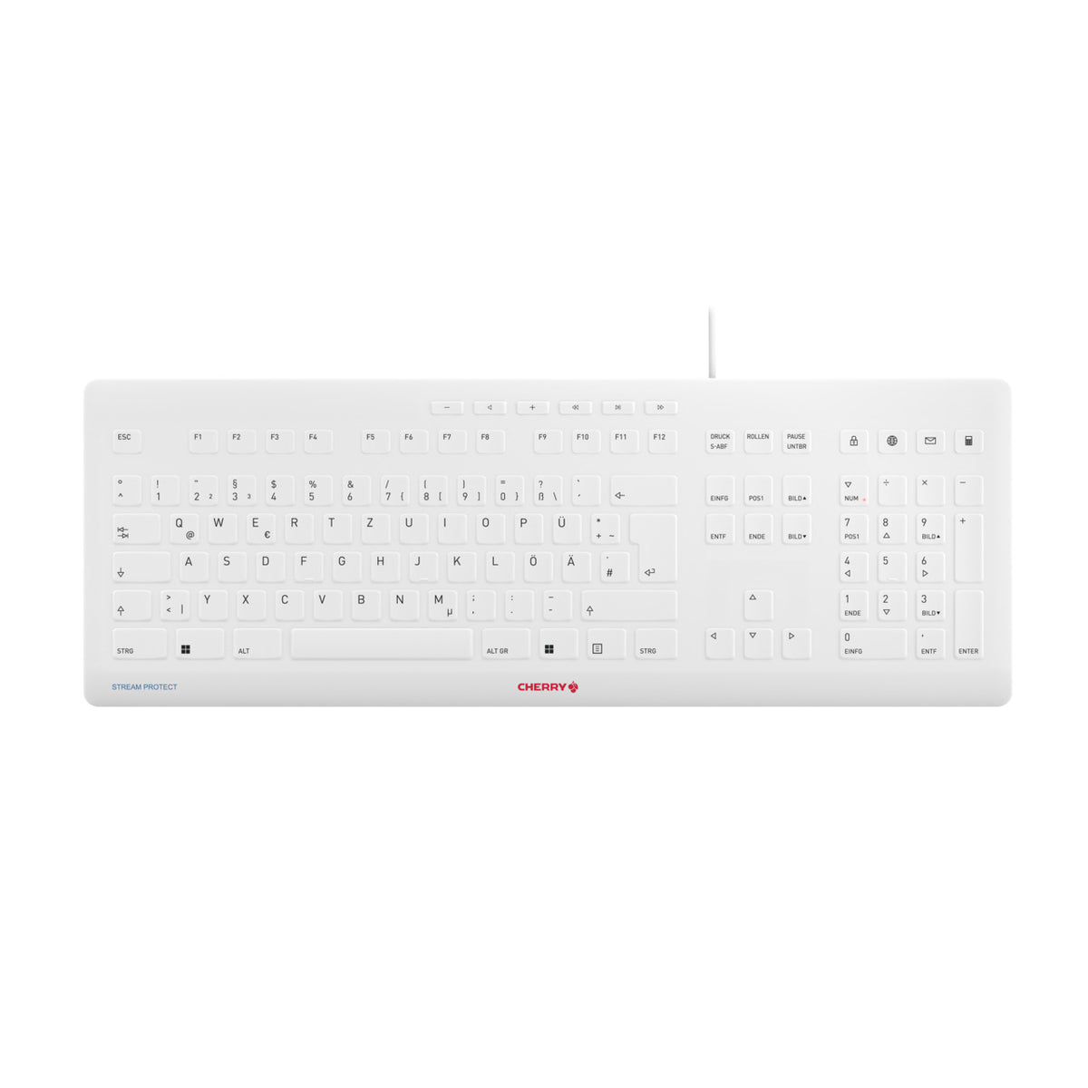 Contour Design Stream Tastatur Universal USB QWERTZ Deutsch Grau