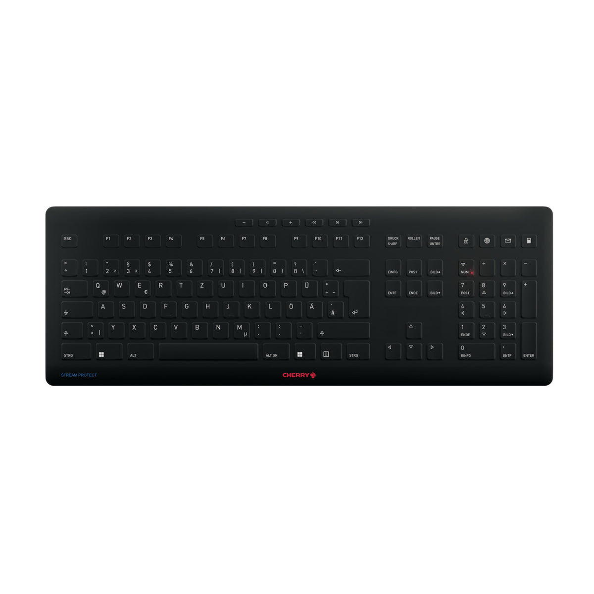Contour Design Stream Tastatur Universal RF kabellos + USB QWERTZ Deutsch Schwarz