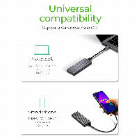ICY BOX IB-1817M-C31 Externes USB-C 3.1 Gehäuse für M.2 NVMe SSD Aluminium – Ansicht 2
